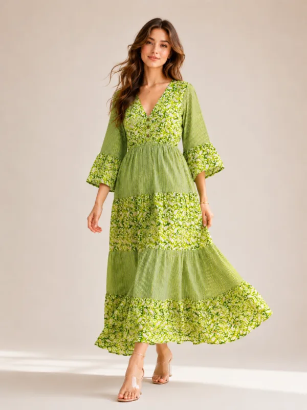 Women’s Blush Printed Dress