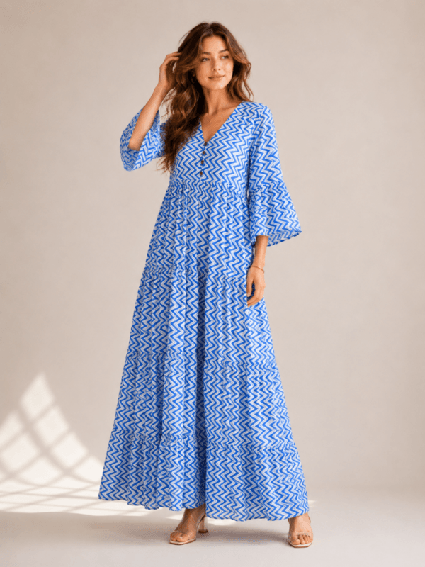 1 Women’s Ivory Printed Dress
