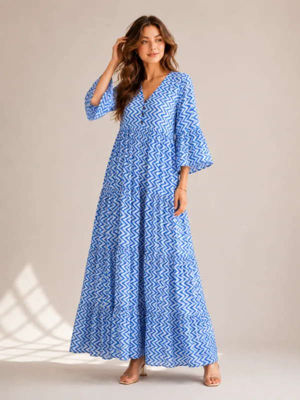 Women’s Ivory Printed Dress