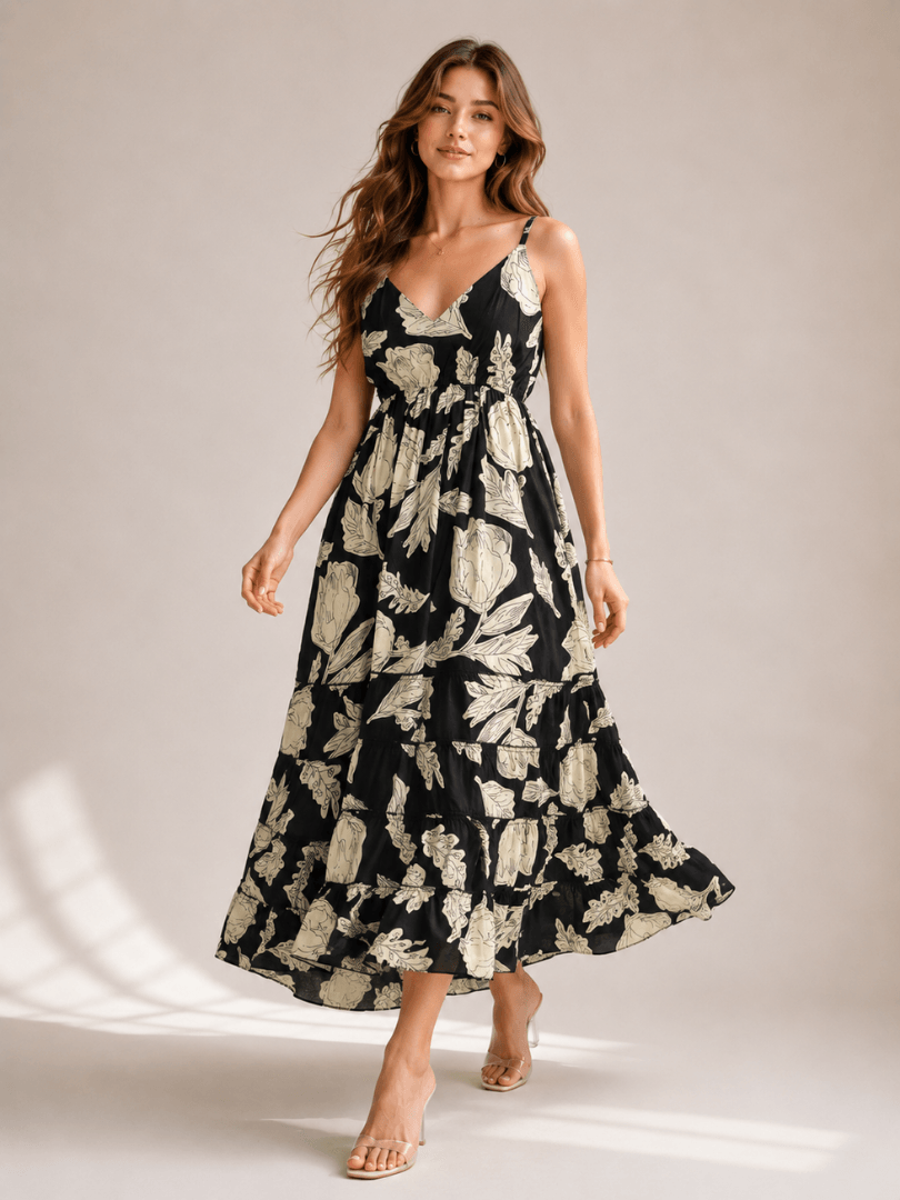 2 (3) Women’s Multi Printed Dress
