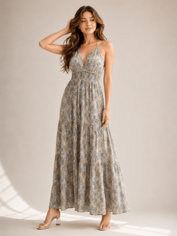 Women’s Grey Solid Dress