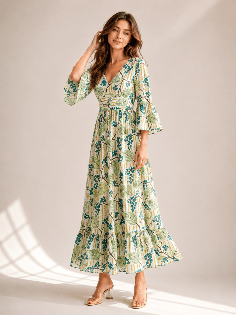 Women’s Grey Printed Dress