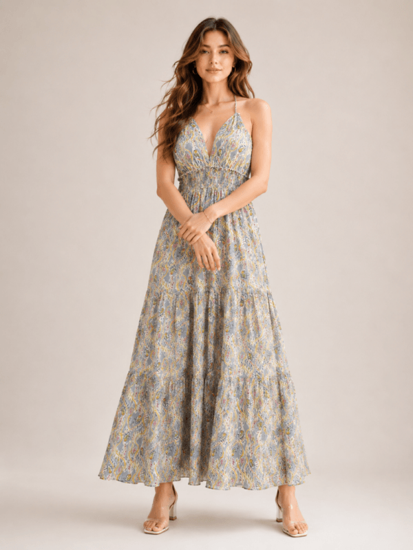 Women’s Grey Solid Dress