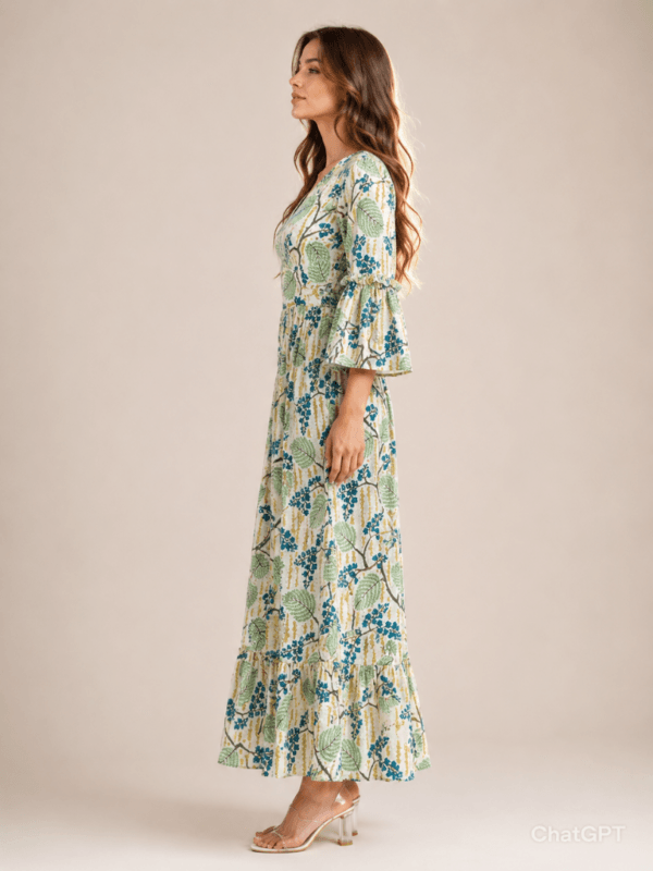 Women’s Grey Printed Dress