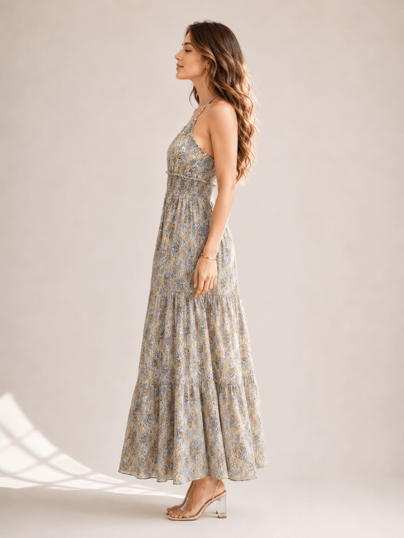Women’s Grey Solid Dress