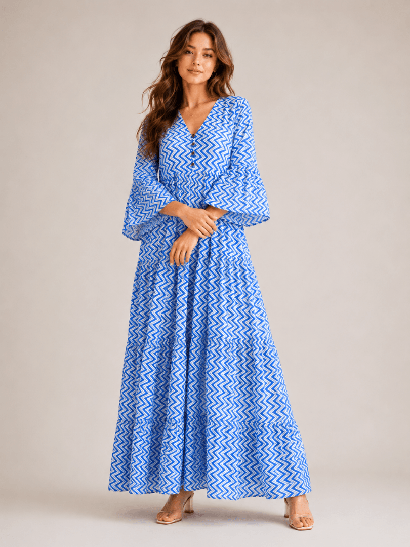 3 Women’s Ivory Printed Dress