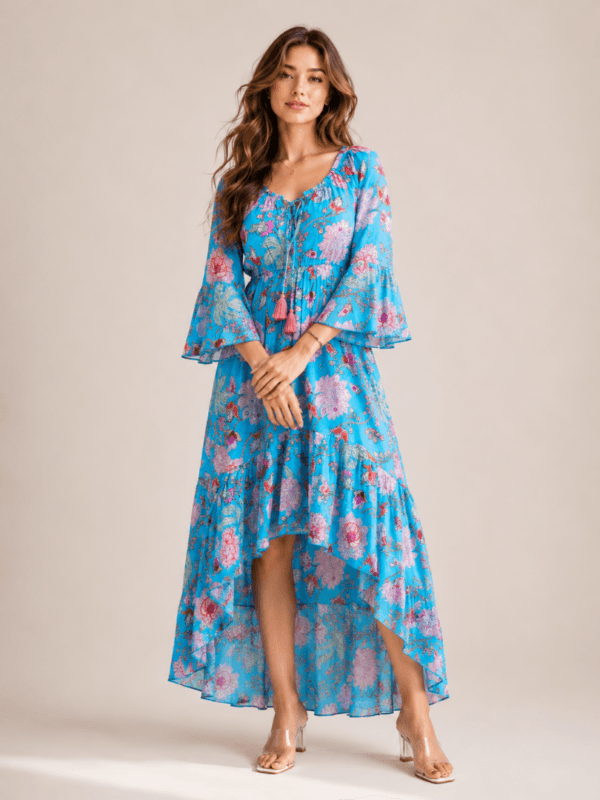 4 (3) Women’s Grey Printed Dress