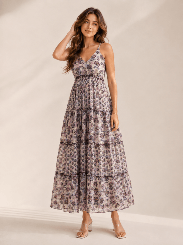 4 (3) Women’s Blush Printed Dress