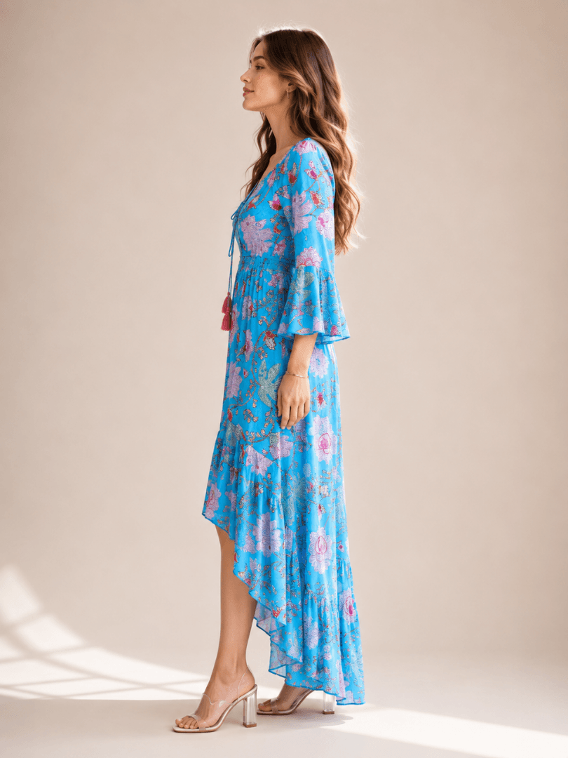 4 (4) Women’s Grey Printed Dress