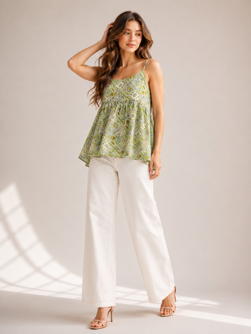 6 (3) Women’s Ivory Solid Tops
