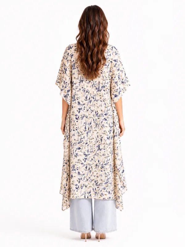 Multi-Color Boho Floral Kimono