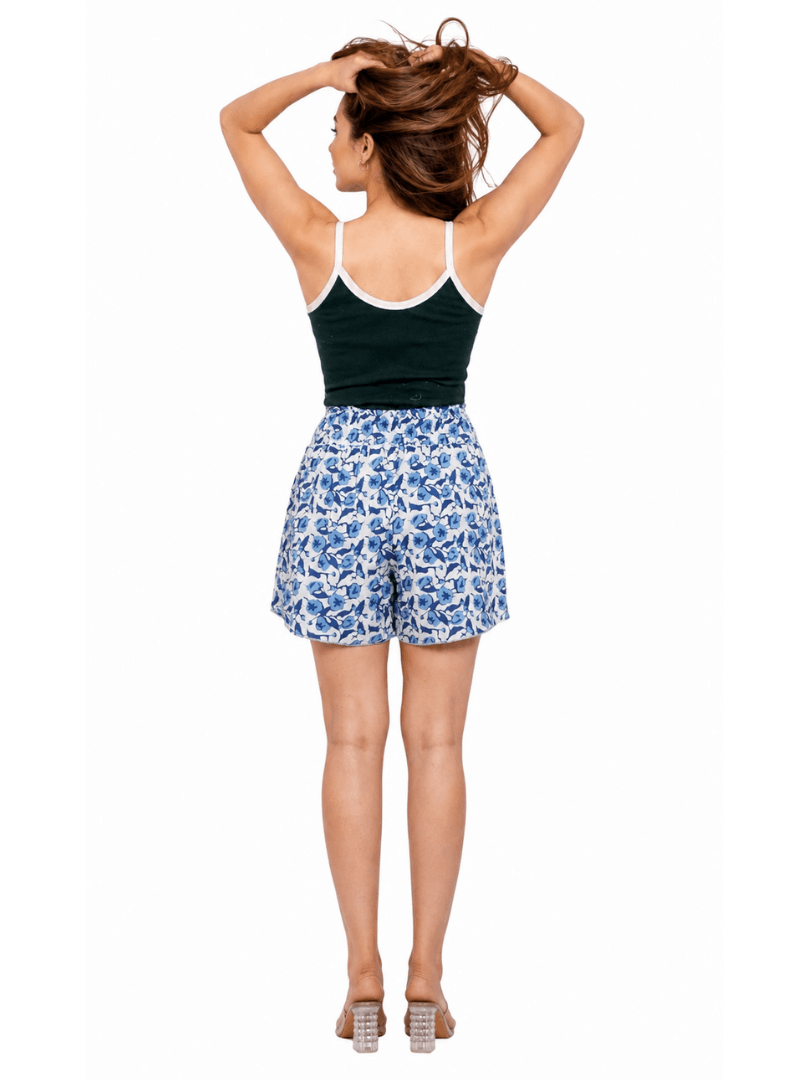 Multicolor Bold Floral Shorts