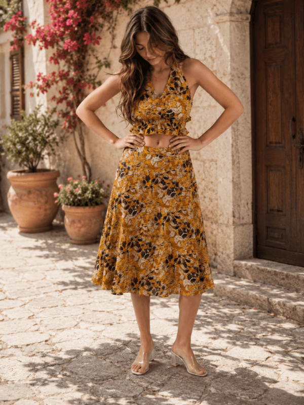 Women’s Blush Printed Co-ord Set