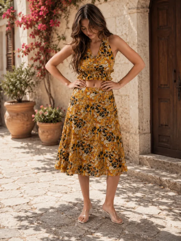 Women’s Blush Printed Co-ord Set