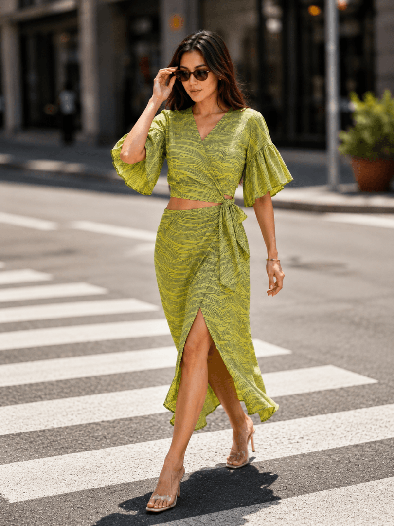 Kedar Exports1 (1) Women’s Ivory Printed Co-ord Set