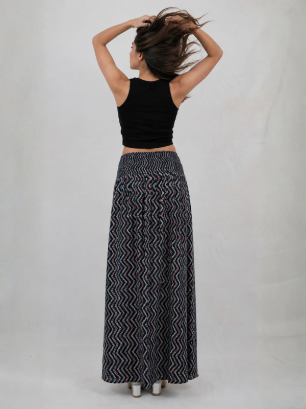 Women’s Grey Printed Long Skirt