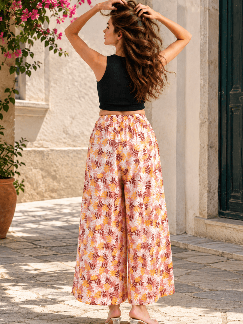 Women’s Blush Printed Plazzo