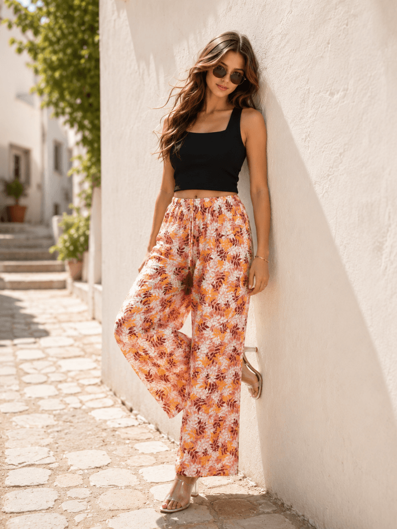 Women’s Blush Printed Plazzo