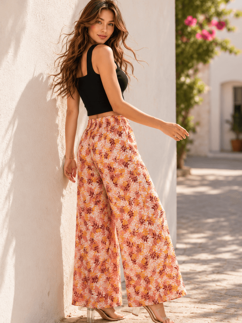 Women’s Blush Printed Plazzo